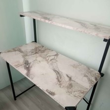 İzmir Alinda Mobilya Raflı Çalışma Masası Laptop Masası Organizer Düzenleyici