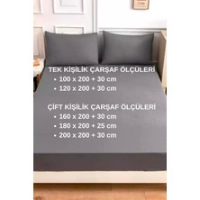 Lila Moon Kırmızı Renkli Pamuklu Ranforce Kumaştan Tek / Çift Kişilik Fitted Lastikli Çarşaf Takımı