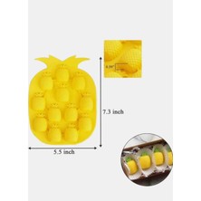 Ananas Şekilli Silikon Buz Kalıbı