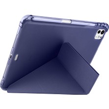 Cep Prime iPad Pro 11 2024 Kılıf Tam Kalıp Darbe Emici Tri Folding Kalem Bölmeli Standlı Kılıf