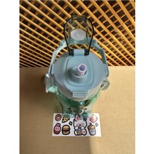 DMR 1000 ml Mor Mavi Pembe Sevimli Ayıcık Matara