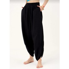 Pier Moda Keten Şalvar Pantolon -Bohem Style- Bej Renk- Rahat Pantolon Şalvar  Pamuklu Keten