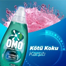 Omo Express Fresh Kötü Koku Karşıtı Beyaz & Renkliler Sıvı Çamaşır Deterjanı 1480 ml x 6 Adet