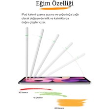 Fuchsia iPad 10. Nesil Uyumlu Pencil Usb-C Avuç Içi Red Eğim Özellikli Bluetooth Bağlantılı Stylus Kalem