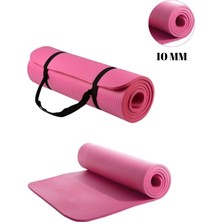 CK Spor Ckspor 10 mm Konfor Doku Kaymaz Nbr Mat Taşıma Askılı Pilates Egzerisiz Minderi