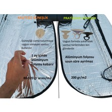 Pratiksan Özel Ölçü Ön Cam Için Balonlu Alüminyum Kaliteli Güneşlik (S-M-L-Xl-Xxl Farklı Boy Seçenekli)