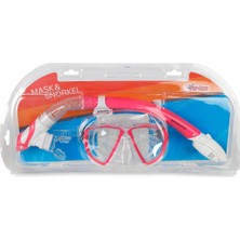 Intex Yüzücü Maske Şnorkel Set 8+ Yaş Pembe