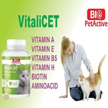 Bio Pet Active Vitalicat Kediler Için Multivitamin 150 Tablet Vitalicat Multivitamin