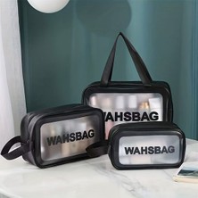 WASHBAG Brand Siyah 3'lü Set