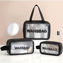 WASHBAG Brand Siyah 3'lü Set