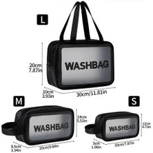 WASHBAG Brand Siyah 3'lü Set