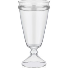 Decorium Dalia Platin Yaldızlı 44,3 cm Ayaklı Cam Vazo 9-03010428