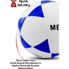 Telvesse Meka Dayanıklı Kauçuk Futbol Topu Pompalı Set Tek Parça Üretim Soft Karışık Renk 380 Gram 5 Numara