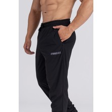 Gymwolves Erkek Spor Eşofmanı | Siyah | Workout Pants | Energy Serisi