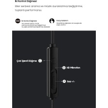 Lucatech Xiaomi Redmi Note 9 Uyumlu Fiber Kablolu Stero Kulaklık  3.5 mm Jack