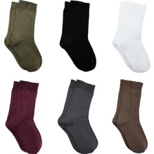 Buluş Organic 6'lı Okul Çorabı - Erkek - Çocuk - Organik eco