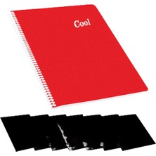 Keskin Color A4 60 Yaprak Çizgili Plastik Kapak Spiralli Cool Defter (Adet Fiyatıdır)