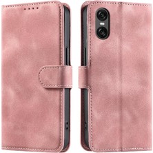 Colorful Shop Sony Xperia 10 Vı Için Flip Case Manyetik Pu Deri Bilek Kayışı Kickstand (Yurt Dışından)