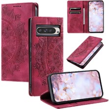 Colorful Shop Google Piksel 9 Pro Xl Için Flip Case Yan Toka Pu Deri Kart Çevirme (Yurt Dışından)