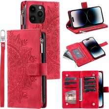 Colorful Shop El Kayışı Totem Cüzdan ile IPhone 16 Pro Max Kickstand Için Flip Case (Yurt Dışından)