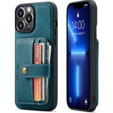 Colorful Shop IPhone 13 Pro Cüzdan Manyetik Rfıd Engelleme Kablosuz Şarj Için Kılıf (Yurt Dışından)