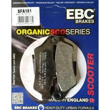 Ebc SFA181 2003-2007 Piaggio X9 500 Uyumlu Ön Fren Balatası Organik Balata