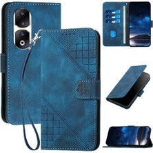 Colorful Shop Ayrılabilir El Kayışı Yüksek Kaliteli Deri ile Onur 90 Pro Için Flip Case (Yurt Dışından)