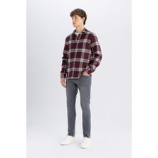 DeFacto Regular Fit Kareli Oduncu Flanel Uzun Kollu Gömlek S9275AZ24AU