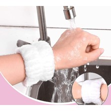 Meşeli Tekstil 2 Adet Süper Soft Havlu Bilek Yıkama Bandı Sporcu Spa Bileklik