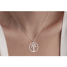 Decovienotr Ağaç Figürlü Kolye Dna Ağaç Figürlü Kolye ,925 Ayar Gümüş Kolye,gümüş,rose Gold,altın Kaplama Kolye