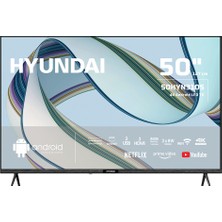 Hyundai 50HYN3105 50" 127 Ekran Uydu Alıcılı 4K Ultra HD Android LED TV