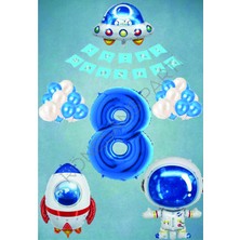 Rönesans Parti Uzay Karakterleri Folyo Balon Seti Yaş 8