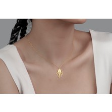 Decovienotr Kişiye Özel Harf Kolye Fatıma Ana'nın Eli 925 Ayar Gümüş Kolye,gümüş,rose Gold,altın Kaplama Kolye