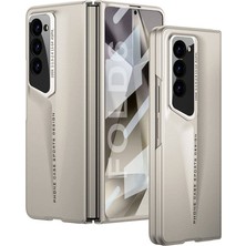 ZORE Galaxy Z Fold 6 Kılıf Ultra Ince Kamera Korumalı Sert Rubber Procase Kapak-Titanyum-Gri