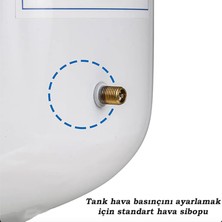 Lexsawater Su Arıtma Cihazı Nsf Sertifikalı Metal Genleşme Su Tankı 40 Lt Su Arıtma Deposu