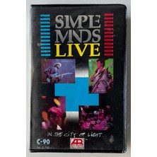 Simple Minds Live In The City Of Light Kaset (Orjnal Dönem Endonezya Baskı Kaset)