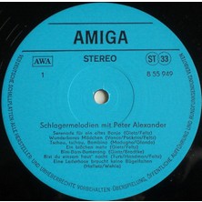 Peter Alexander – Schlager-Melodien Mit Peter Alexander Pop Tarz Plak Alithestereo