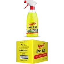 Asperox Sarı Güç Ultra Yağ Çözücü 1 lt Sprey x 12 Adet  -  (1 Koli = 12 Adet)