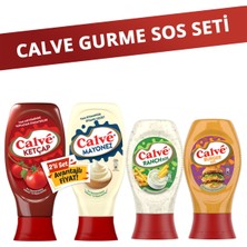 Calve Katçap Mayonez Orta Set 810 gr + Burger Sos + Ranch Sos