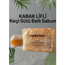 Kabak Lifli Doğal Keçi Sütü Ballı Sabun 130 gr