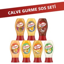 Calve Sos Paketi Ranch Sos + Burger Sos + Cheddar + Ballı Hardal + Bbq + Peri Peri Sos + Köri Sos