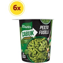 Knorr Çabuk Makarna Pesto Fusilli 65gr X6