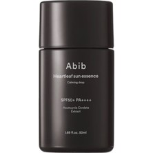 Abib Heartleaf Sun Essence Calming Drop 50ML - SPF50+ Pa++++ Yatıştırıcı Güneş Koruyucu Esans