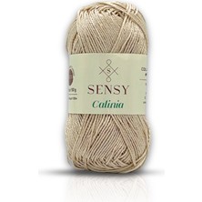 Sensy Calinia 100% Merserize Pamuk Örgü Ipi, Dantel Ipi, Tığ Ipi, Giza Mısır Pamuğu Dantel Ipliği