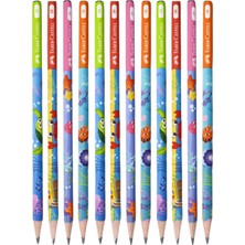 Faber-Castell Deniz Macerası Desenli 2b Kurşun Kalem 12 Adet 16874