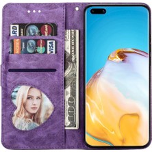 YH Mall Huawei P40 Lite Için Fermuar Cep Durumda Pu Deri Bilek Kayışı Kart Tutucu (Yurt Dışından)