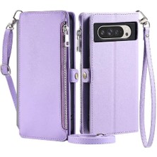 YH Mall Google Piksel 9 Pro Xl Rfıd Engelleme 9 Kart Yuvaları Uzun Için Crossbody Durumda (Yurt Dışından)