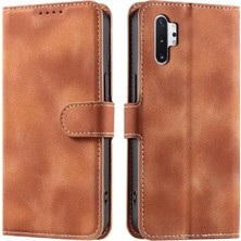 YH Mall Samsung Galaxy Not 10 Artı Kickstand Pu Deri Cüzdan Kart Için Flip Case (Yurt Dışından)