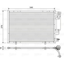 Valeo 822613 822613 Kondenser Ford Fiesta Vı