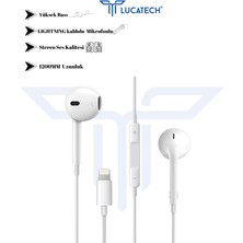 Lucatech Lightning Kablolu Kulaklık (Bluetooth Conncect)